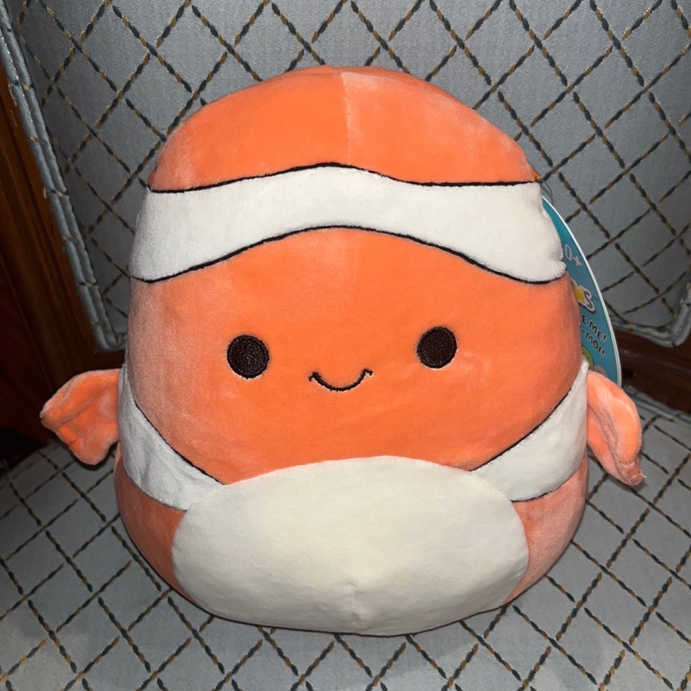 Squishmallow Ricky the Clown fish 8 inches